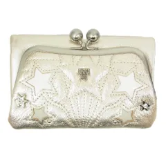 ANNA SUI アナスイ #317621 ルシィ 口金 二つ折り 財布 ゴールド系
