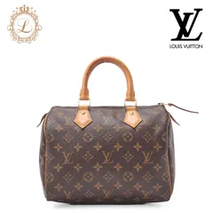 LOUIS VUITTON ルイヴィトン モノグラム モノグラム スピーディー25 ハンドバッグ ブラウン （ゴールド金具）ショルダーバッグ【中古】【送料無料】