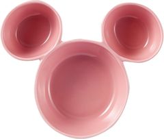 ミッキーマウス(三つ丸型) ボウル 17.5cm ピンク SAN2637-2