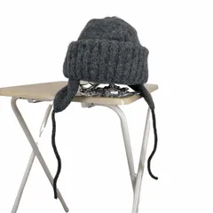 カスタネ Kastane 23AW イヤーニットCAP レディース FREE のサムネイル