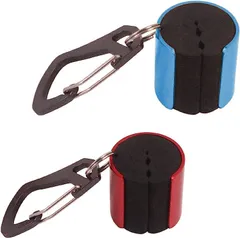 2色セット　カラビナ付 ロッドホルダー ロッドクリップ ロッドキーパー ハンズフリー 落下防止