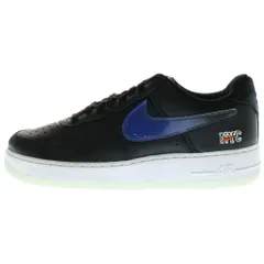 NIKE (ナイキ) ×KITH AIR FORCE 1 LOW NEW YORK KNICKS キス エアフォース1 ロー ニューヨーク ニックス ローカットスニーカー ブラック US10/28cm CZ7928-001