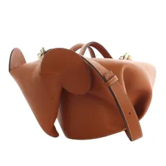 ロエベ LOEWE エレファントバッグ ハンド ショルダー 2WAY レザー 茶 ブラウン /AQ ■OS ■OHのサムネイル