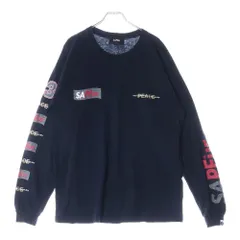 sapeur サプール 長袖　カットソー　ロンT ロゴ　エンジ　ロッドマン sapeur サプール 長袖 カットソー ロンT ロゴ エンジ ロッドマン