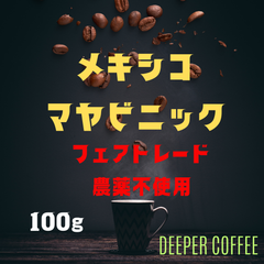 メキシコ マヤビニック｜フェアトレード・農薬不使用コーヒー豆　100g