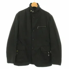 エポカ ウォモ EPOCA UOMO スタンドカラージャケット アウター ミドル丈 46 M 黒 ブラック /BBのサムネイル