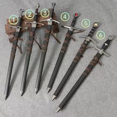 中世ヨーロッパ風 十字剣 西洋短剣 ステンレス鋼刃 × 亜鉛合金装具 全長 60cm 重量 0.45kg 未開刃 コレクション・コスプレ用 術刀 模擬刀 工芸品模造刀 西洋剣 中世ヨーロッパ風 西洋剣 十字軍剣