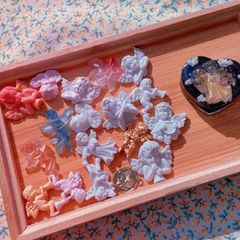 シリコンモールド　天使　デコパーツ　デコレーション　立体　レジン　装飾