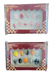 鬼滅の刃 ネイルチップ　Sサイズ 2種セット ( 竈門禰豆子 & 我妻善逸 )