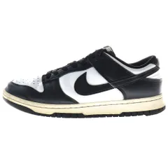 NIKE (ナイキ) DUNK LOW RETRO ダンク レトロ パンダ ローカットスニーカー ホワイト/ブラック US9/27.0cm DD1391-100