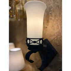 №照明館　大正ロマン　型吹き　腐蝕笠　激レア　アンティーク　ぎやまん №照明館 大正ロマン 型吹き 腐蝕笠 激レア アンティーク ぎやまん その他