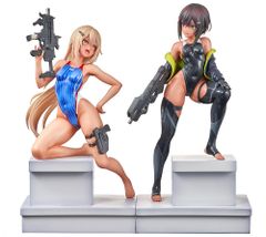 Relax ダーティペア ユリ＆ケイ 1/6 2体セット ガレージキット Relax ダーティペア ユリ＆ケイ 1/6 2体セット ガレージキット - メルカリ