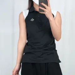 PEARLY GATES(パーリーゲイツ) 黒 接触冷感 機能性 ノースリーブ 95 250610