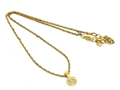 ■美品■ NINA RICCI ニナリッチ ヴィンテージ ラインストーン ネックレス ペンダント アクセサリー レディース ゴールド系 DI2951