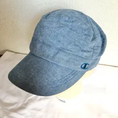 (^w^)b Champion チャンピオン ワーク キャップ 帽子 ロゴ刺繍 スポーツ アウトドア カジュアル タウンユース インディゴ ブルー 綿100% メンズ レディース ユニセックス サイズ FREE