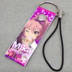 [중고] 잡화 시로가사키 미카 오리지널 아이머스 PVC 스트랩 [아이돌 마스터 신데렐라 걸즈×로손] 대상 상품 구입 특전