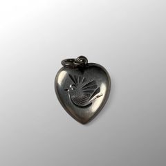 40s オリジナル VINTAGE SWEET HEART JEWELRY / スターリングシルバー ペンダントトップ ネックレストップ