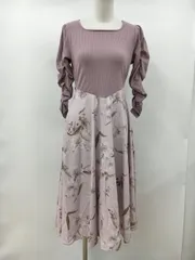 トッコクローゼット tocco closet ワンピース M 花柄 切り替え 2502WS164