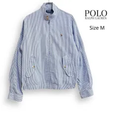 POLO RALPH LAUREN ポロ ラルフローレン シアサッカー スウィングトップ ハリントンジャケット M
