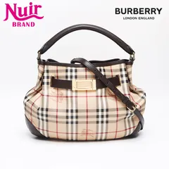 BURBERRY バーバリー ハンドバッグ ノバチェック 2way PVC