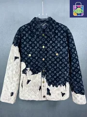 【本日限定WTO】Louis Vuitton 24SS メンズ ジーンズジャケット クラウドプリント キルティング 46-52 [本日WTO|新品未使用品]-WTO輸入1-QDZ68