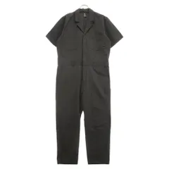 NIKE SB (ナイキエスビー) OVERALLS CK6450-010 ストライプデザイン 半袖オールインワン オーバーオール グレー