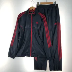〇〇adidas アディダス メンズ セットアップ サイズM ADスRA722 ネイビー×レッドのサムネイル