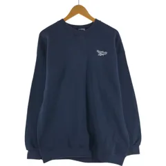 古着 リーボック Reebok ワンポイントロゴスウェットシャツ トレーナー メンズL相当/eaa528334