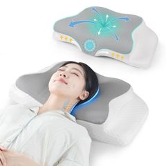 【在庫処分】横向き寝 仰向け 枕 低反発 枕 まくら pillow 高さ調整可能 枕 人間工学の自然なカーブ形状 低め 高め 安眠枕 グレー 低反発枕 誕生日プレゼント クリスマス 首が痛くならない ギフト Tago 64*35cm