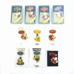other - AVIVA ヴィンテージ SNOOPY スヌーピー ブローチ ピンバッジ 10点 AVIVA ヴィンテージ SNOOPY スヌーピー ブローチ ピンバッジ 10
