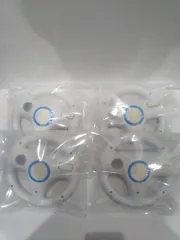 ☆起動確認済み☆比較的綺麗なwiiマリオカートコントローラー4点セット