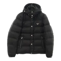PRADA ブラック ジャンパー プラダ PRADA パファージャケット メンズ ブラック 48サイズ