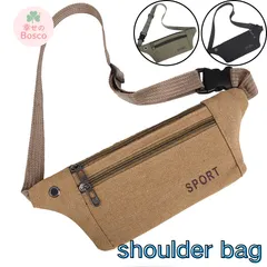 ☆ ショルダーバッグ メンズ レディース 軽量 ボディバッグ 肩掛け ブラック 黒 アーミーグリーン 緑 ブラウン 茶色 カーキ 大容量 複数ポケット コンパクト 普段使い 旅行 ウォーキング ユニセックス 万能 斜め掛け 肩掛け