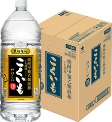 甲乙混和芋焼酎 こくいもやわらか 25度 ペット [ 焼酎 4000ml×4本]4901880913915/002103