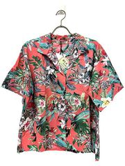 Desigual デシグアル ボタニカル柄 半袖 シャツ EURXS ピンク - メルカリ