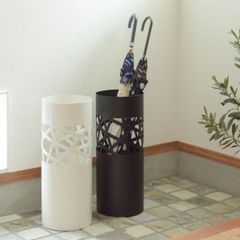 モダンデザイン傘立て | 東谷 カラー:ブラック / ホワイト | 傘立て モダンデザイン おしゃれ インテリア 玄関