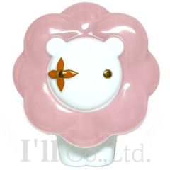 LouisVuitton　ルイ・ヴィトン　ヴィヴィエンヌ　ティルリールペチュラ　貯金箱　GI0728　陶器　ホワイト　ピンク　オレンジ　ゴールド　インテリア小物　オブジェ　置物　フィギュア　コイン収納【中古】【74937】