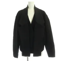 シーバイクロエ SEE BY CHLOE ダブル ジャケット テーラード ノーカラー アウター ウール混 I40 黒 ブラック /NR ■OSのサムネイル