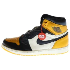 NIKE (ナイキ) AIR JORDAN 1 HIGH OG Taxi 555088-711 エアジョーダン 1 タクシー ハイカットスニーカー イエロー/ブラック US11/29.0cm