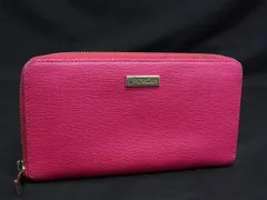 FURLA フルラ レザー ラウンドファスナー 財布 ウォレット 小銭入れ 札入れ レディース ワインレッド系 DI5839