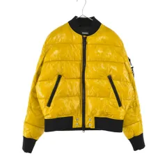 DIESEL (ディーゼル) Kurtka Bomber 00SYWD-W-ONY-0CAVU バックロゴ ナイロン ボンバージャケット ブルゾン イエロー レディースのサムネイル