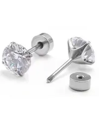 5サイズ10個 セット サージカルステンレス ピアス つけっぱなし用ピアス 金属アレルギー対応 つけっぱなし レディース アレルギー対応 ネジ式 ジルコニア 