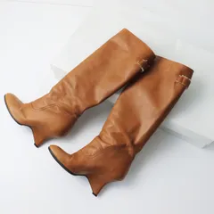 アンダーカバー UNDERCOVER レザー ロングブーツ XXS/ブラウン 靴 シューズ【2400013636698】のサムネイル