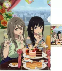 【中古】クリアファイル 中原ミズキ＆井ノ上たきな A4クリアファイル＆スマホステッカーセット 「一番くじ リコリス・リコイル 2弾」 F賞