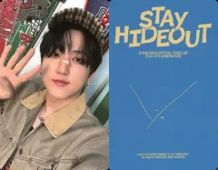 【中古】コレクションカード(男性) Stray Kids/チャンビン(Changbin)/裏面青・印刷サイン入り/「Stray Kids Official Fanclub STAY 4th Generation STAY HIDEOUT」Kit封入フォトカード
