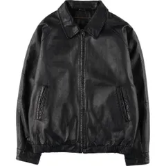 美品　90s ST. JOHN'S BAY レザージャケット ブラック 90's ST.JOHN'S BAY レザージャケットmot01093002403668