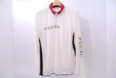 coco 未使用品 ピッコーネクラブ PICONE CLUB レディース 長袖ポロシャツ 3(LL) 白 ホワイト ハーフジップ ストレッチ 未使用品 レディース ピッコーネクラブ PICONE CLUB 長袖
