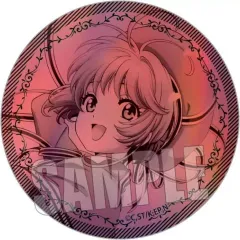 【中古】バッジ・ビンズ 木之本桜(B) 「カードキャプターさくら25 トレーディングホログラム缶バッジ」