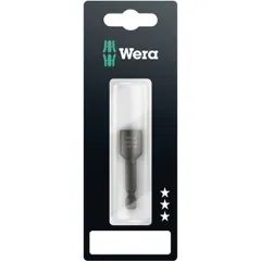 WERA ヴェラ マグネット付 六角ボルト用 ナットセッター インチサイズ 差込6.35mm 刃先サイズ3/8"inch 全長50mm 073510 工具