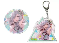 【中古】雑貨 日野森雫 56mm缶バッジ+アクリルキーホルダー 「CD プロジェクトセカイ カラフルステージ! feat.初音ミク MORE MORE JUMP! SEKAI ALBUM vol.1 グッズ付き初回生産限定盤」 アニメイト購入特典